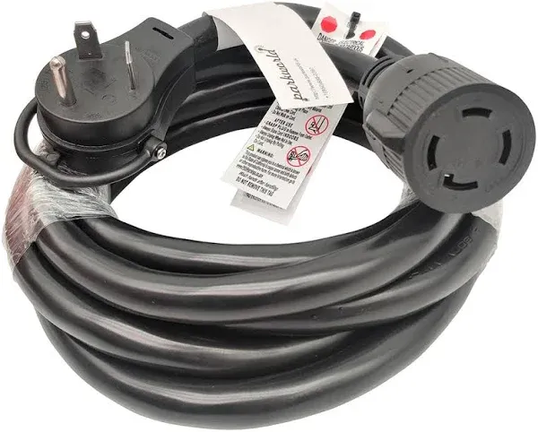 Parkworld NEMA TT-30P to L14-30R Adapter Cord