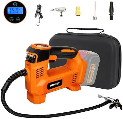 Tire Inflator for DEWALT Battery Portable Air Compressor for Car, Bicycle, Ball