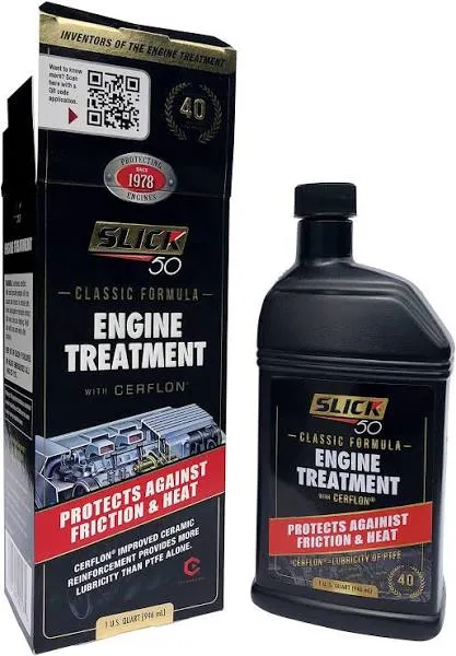 Slick 50 Original Classic Engine Treatment with Ceramic Cerflon PTFE, SL-750017,