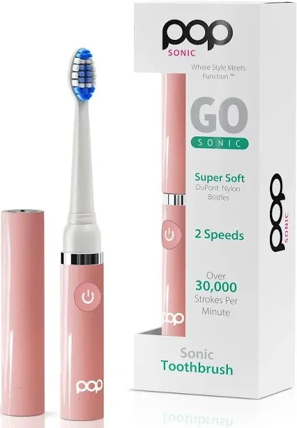 Pop Sonic &#034;Portable&#034; Toothbrush &#034;GO&#034; Hawaiian Blue