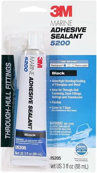 3M Marine Adhesive Sealant 5200 (06504) Permanent Bonding and Sealing for Boats 