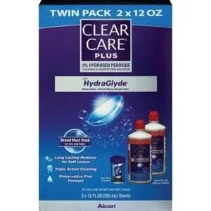 Clear Care Plus Cleaning Disinfecting Solution