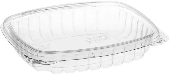 Good Natured 16 oz. Clear PLA Multi-Purpose Clamshell Package - 200/Case