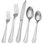 Matte Silverware Set, 20-Piece Stainless Steel Flatware Set,Kitchen Utensil Set Service for 4,Tableware Cutlery Set for Home and Restaurant,