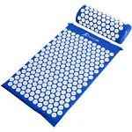 Acupressure Mat and Pillow Set for Back/Neck Pain Relief and Muscle Relaxatio...