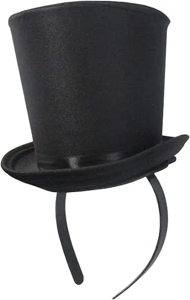 Adult Mini Top Hat Headband, One Size