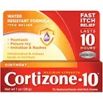 Cortizone 10 Anti-Itch Ointment, Maximum Strength, Water Resistant Formula - 1 oz