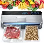 Vacuum Sealer Machine Full Automatic Food Sealer (95Kpa) Vacuum Sealers Bags for Food Air Sealing System for Food Sealer Dry Moist Food Preservation