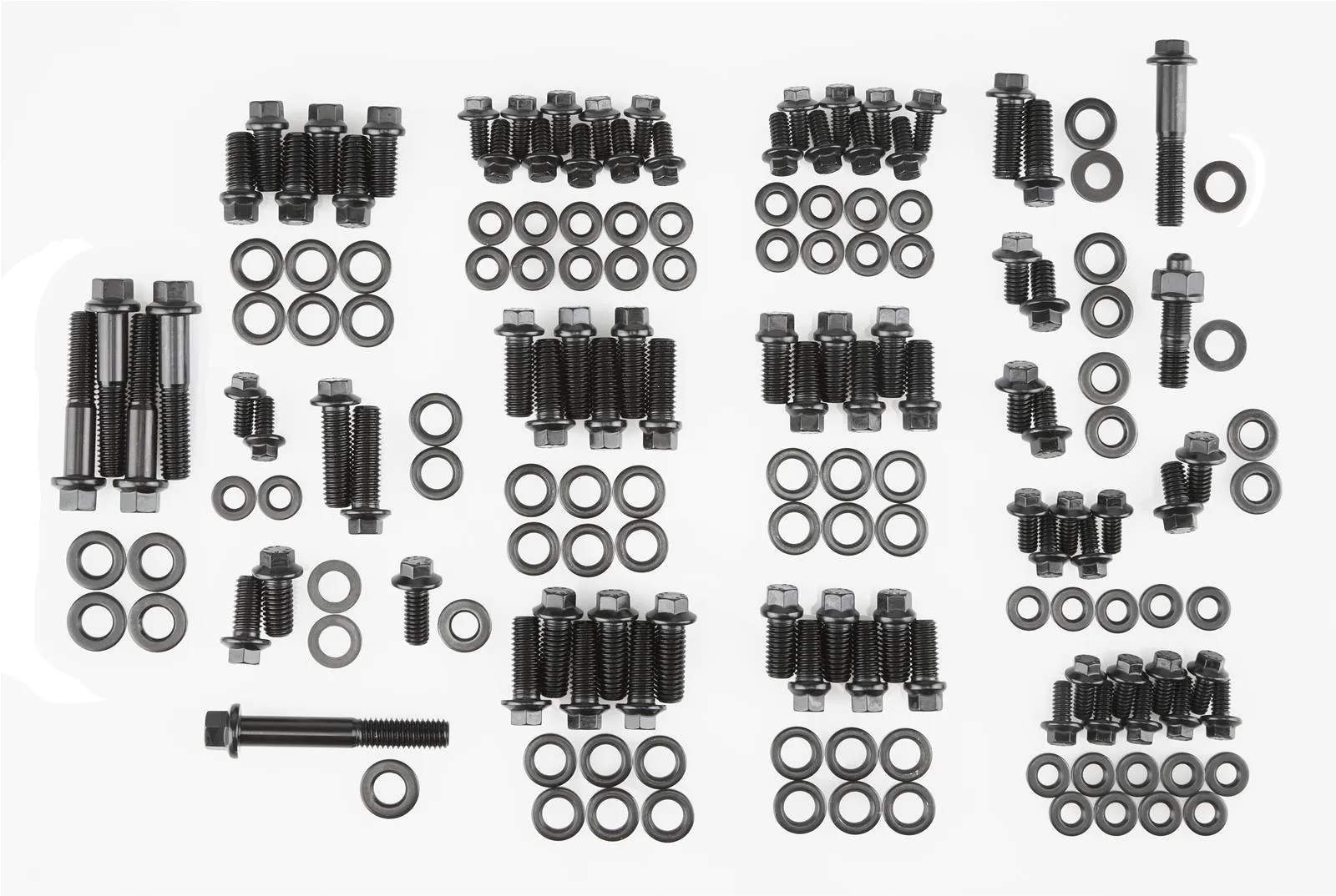 ARP 534-9801 Chevy Small Block Engine Accessory Bolt Kit Black Oxide Hex Head