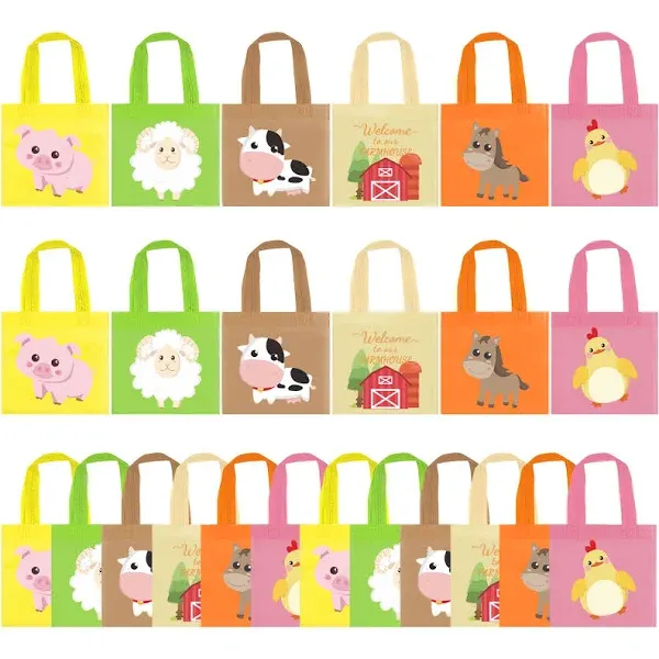 BANBALLON Farm Animal Party Favor Bags