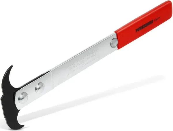 Powerbuilt Seal Puller, Heavy-Duty Tool for Removal, Easy Grip, Red, Automotive