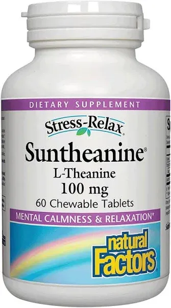 Natural Factors L-Theanine Suntheanine Stress-Relax