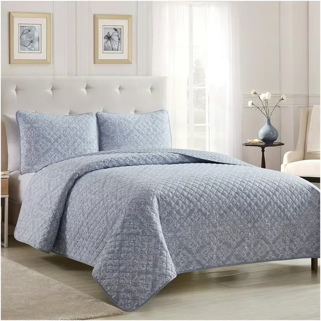 Mellanni Bedspread Coverlet Set Bedding Cover With Shams