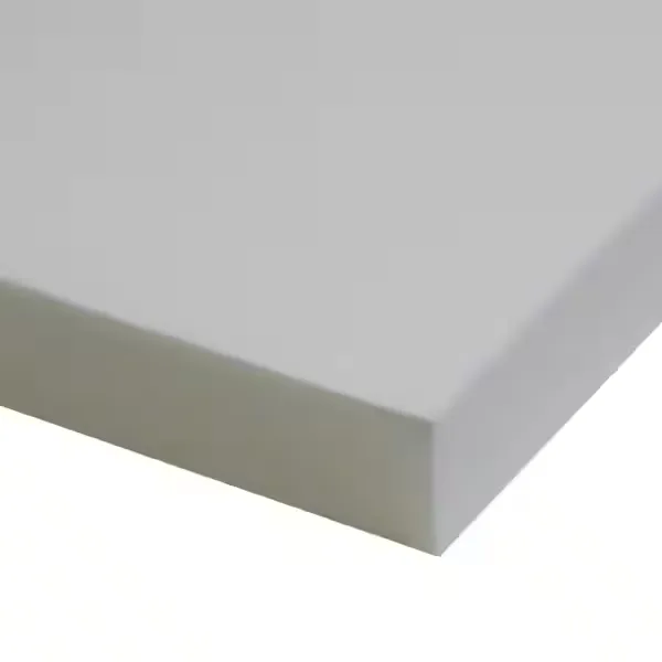 Rubber-Cal Closed Cell Polyethylene 1 in. Thick x 39 in. Width x 78 in. Length White Rubber Sheet 02-236-1000