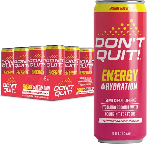 Don't Quit! Clean Sports Energy Pineapple Coconut Crush