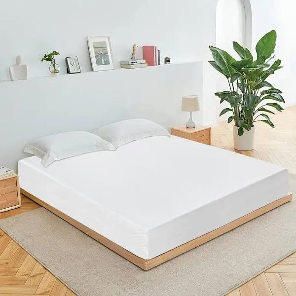 12 Inch Gel Memory Foam Mattress for Cool Sleep &amp; Pressure Relief, Medium Firm Q