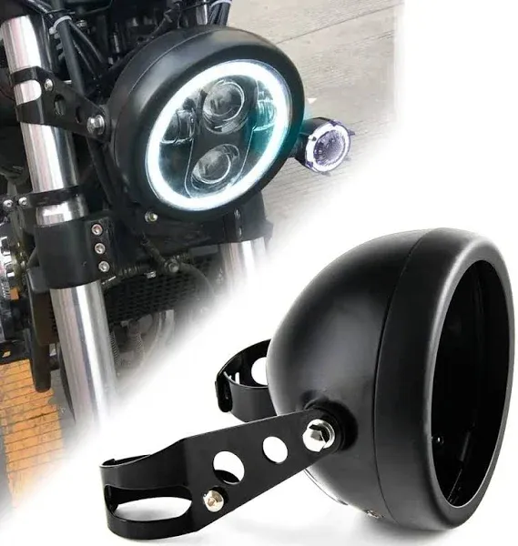 5.75 Inch Motorcycle headlights housing bucket for Motorcycle Headlight (headlight housing)