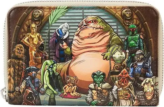 LOUNGEFLY Star Wars Return of the Jedi 40th Anniversary Jabba's Palace Scene Wallet