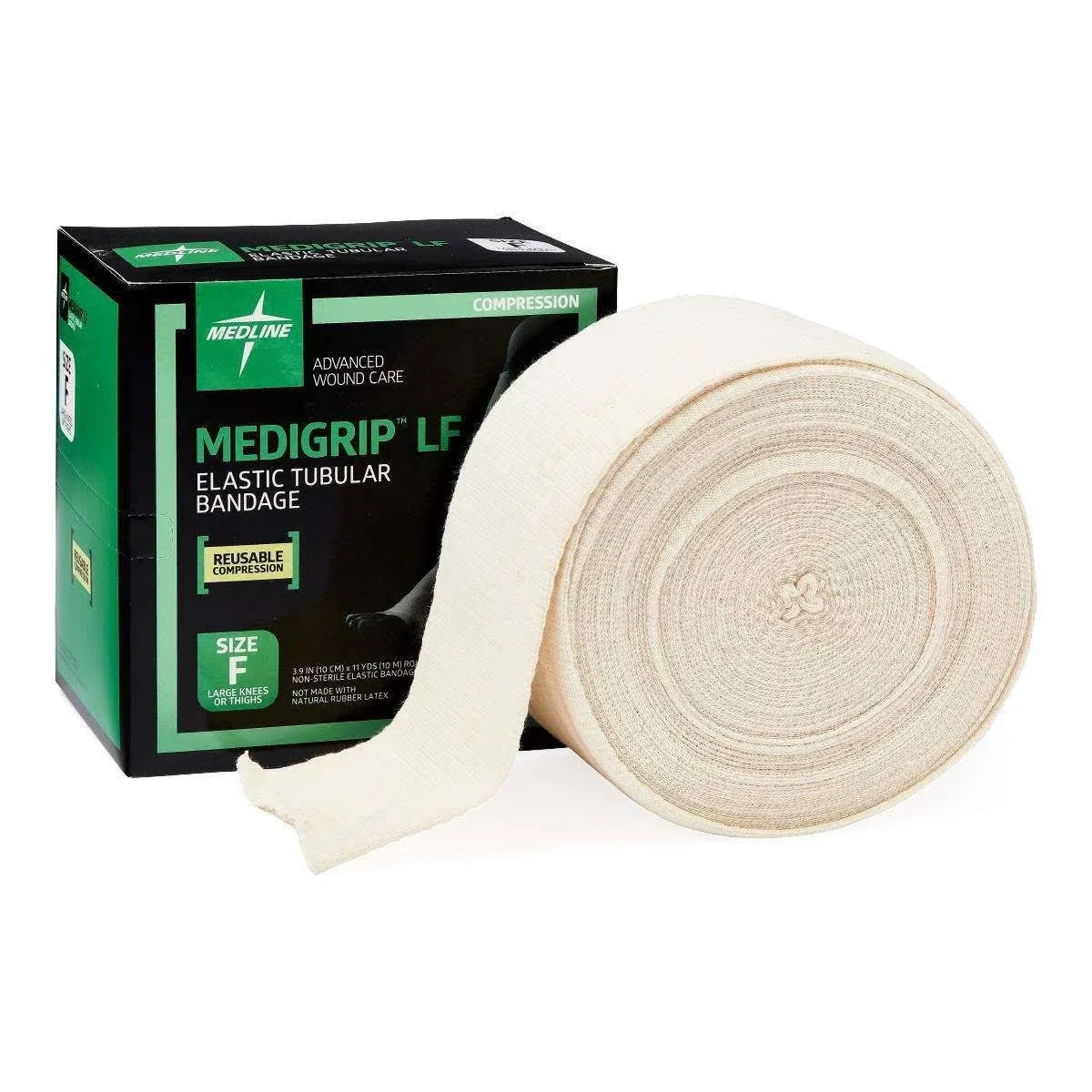 Medigrip LF Elastic Tubular Support Bandage 4 inch x 11 Yard - 1/Box