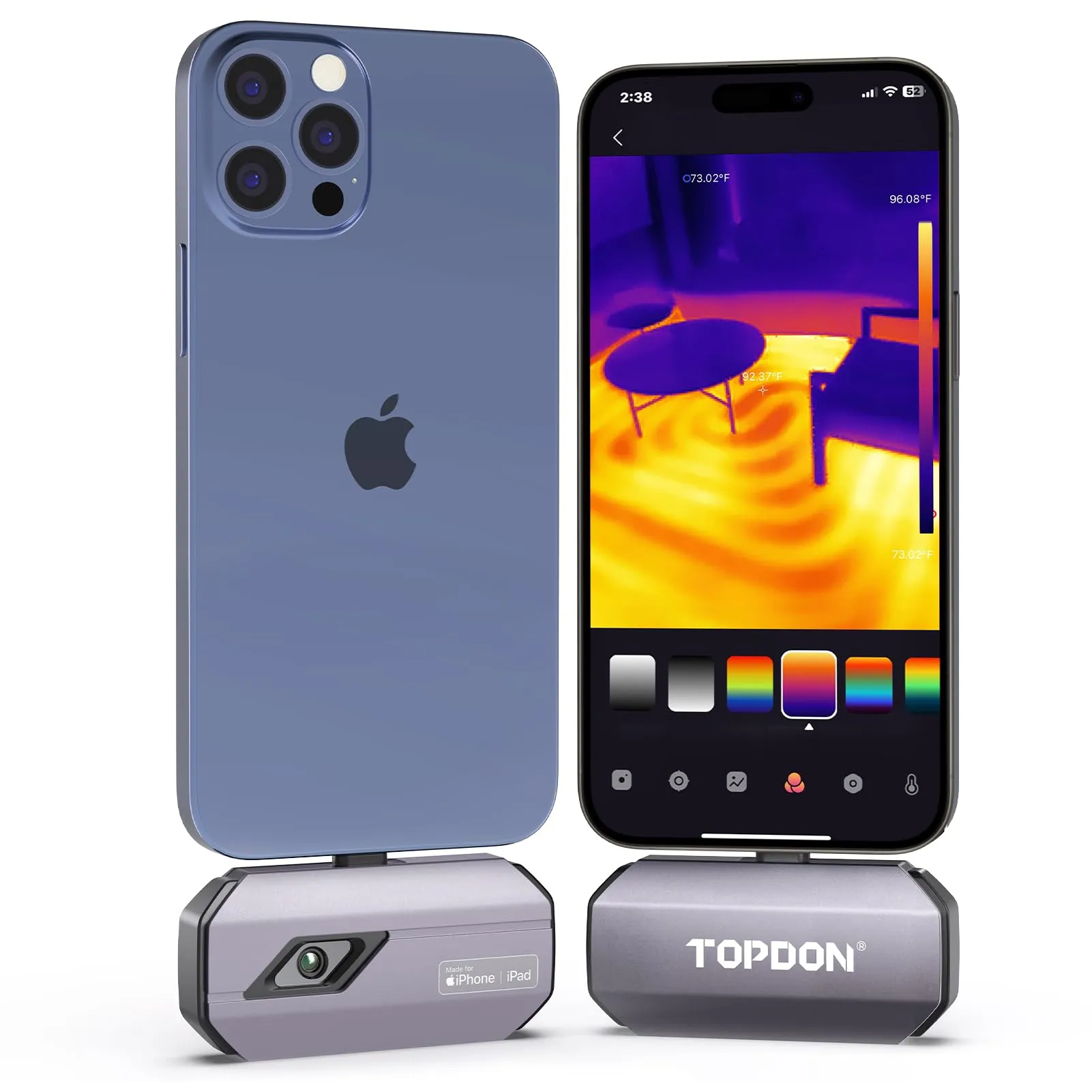 Topdon Thermal Imaging Camera Designed for iOS Type-C Devices (TC002C)