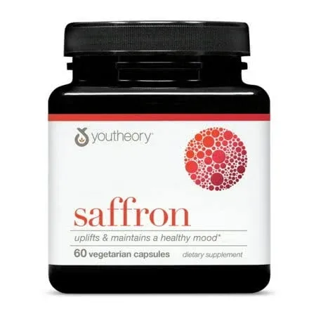 Youtheory, Saffron, 60 Capsules