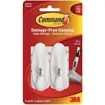 3M Command General Purpose Hooks, Medium - 2 pack