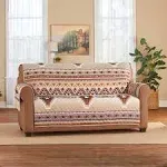 Collections Etc Quilted Neutral Southwest Aztec Furniture Cover