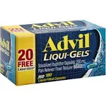 Advil Liqui-Gels 200 mg Ibuprofen Capsules 180 Count