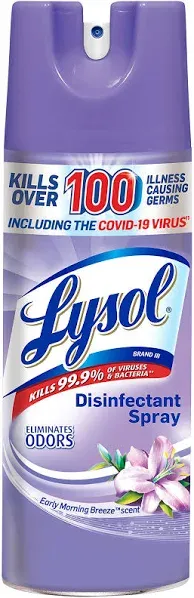 Lysol Disinfectant Spray - Early Morning Breeze Scent - 12.5 oz