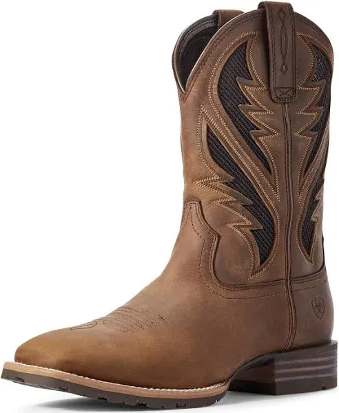 Ariat Men's Distressed Tan Hybrid VentTEK Boots 10031454