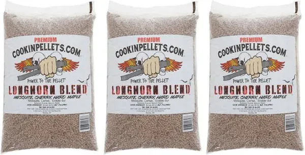 CookinPellets 40-Pound Longhorn Blend Grill Smoker Wood Pellets (2 Pack)