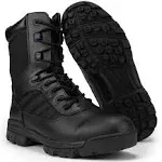 8" Coolmax Ryno Gear Tactical Combat Side Zip Boots (Black) 7