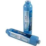 Camco TASTEPURE RV Water Filter - 6-Step Water Filtration - 2-Pack, Blue (40045)