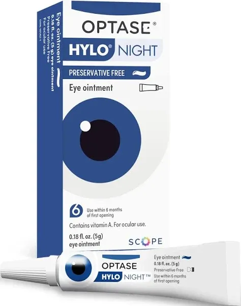 Optase Hylo Night Eye Ointment