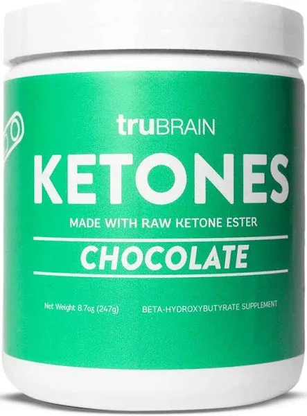 TruBrain Ketones Ketone Ester + BHB Exogenous Ketones Supports Energy, Focus and Ketosis