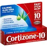 Cortizone 10 Maximum Strength Anti Itch Creme with Aloe 1 oz