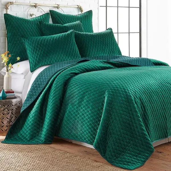 Levtex Empire Velvet Green