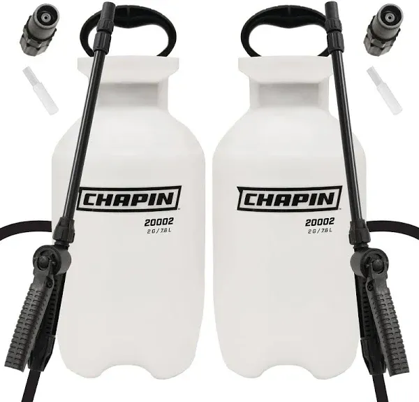 Chapin 20024 Value Pack 2-Pack 2-Gallon SureSpray Lawn and Garden Poly Tank Sprayer