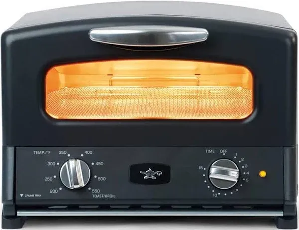 Sengoku HeatMate Instant Heat Graphite Toaster Oven, 120 Volt, Black (Used)