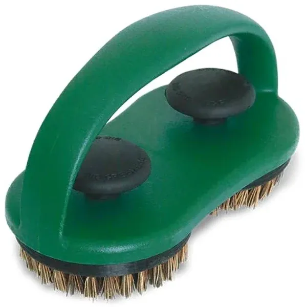 Big Green Egg SpeediClean Palmyra Bristle Dual Brush Grid Scrubber