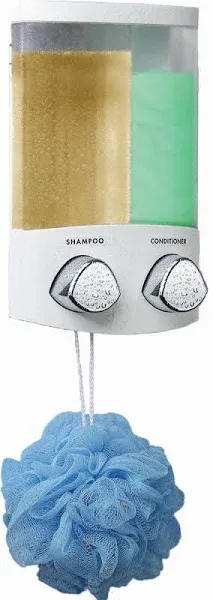 Better Living Dual Dispenser, Soap Shampoo Corner or Wall Bathroom Shower