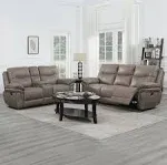 Isabella Sofa/Loveseat Sand 2pc Living Room Set | Steve Silver