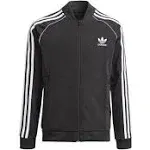 Adidas Originals Kids' Adicolor Superstar Track Jacket Medium Black/White