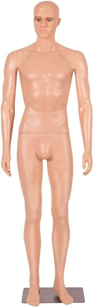 Costway 6 FT Male Mannequin Make-Up