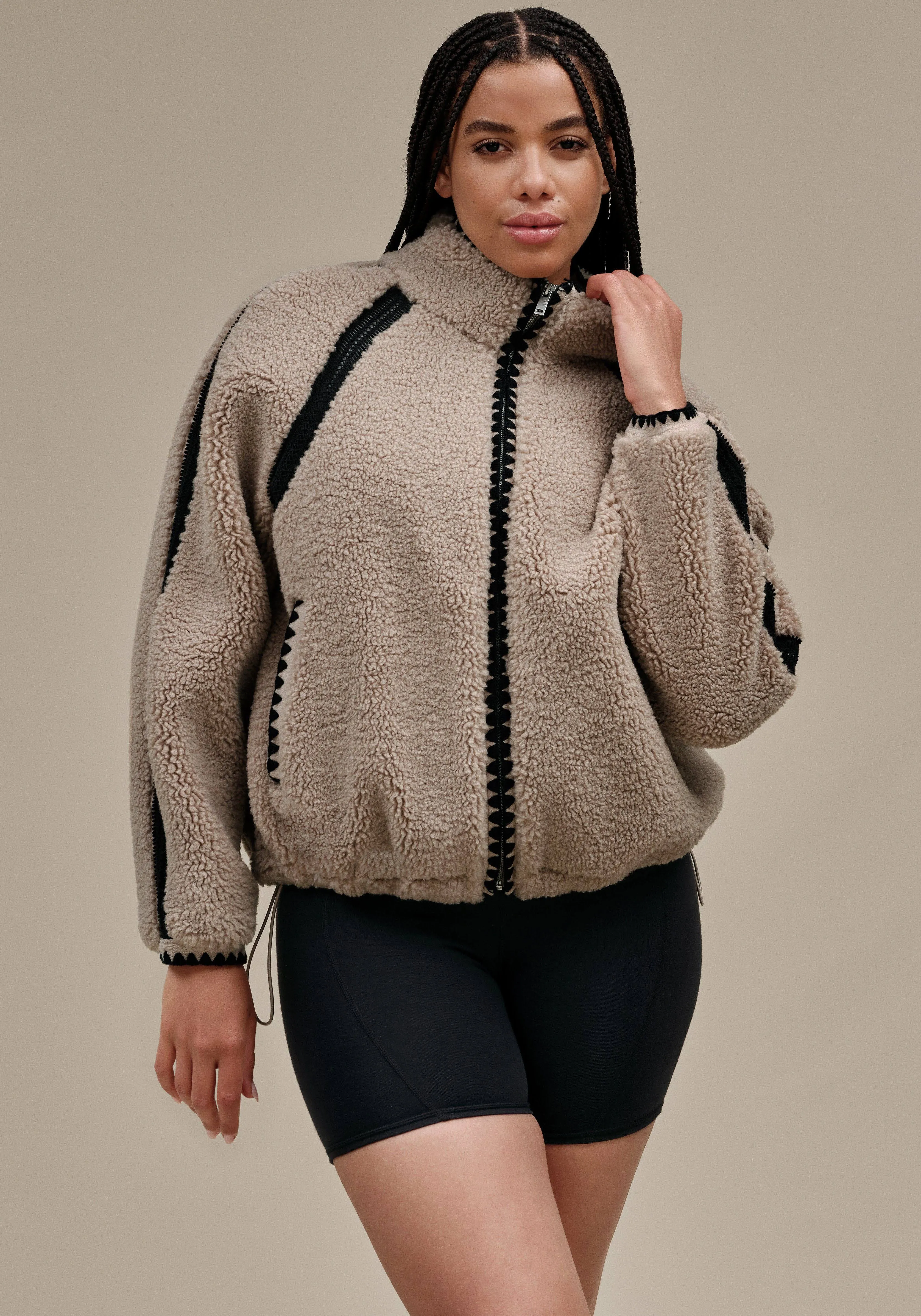 Jacket Nikia Crochet taupe