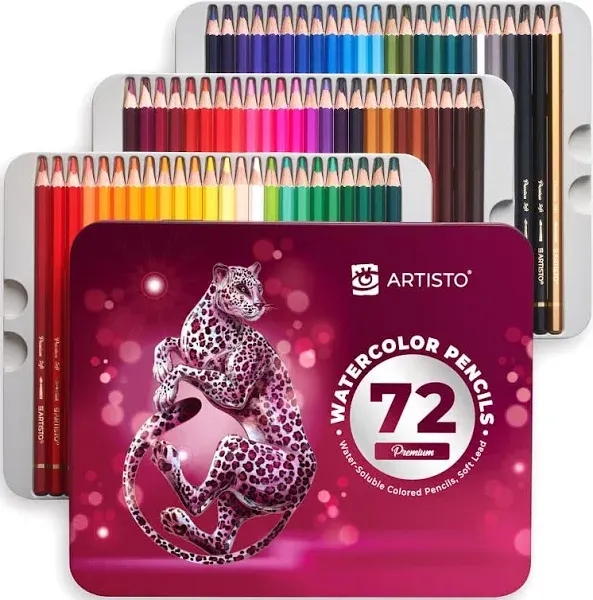 Artisto Premium Watercolor Pencils Set of 72