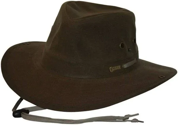 Outback Trading River Guide Oilskin Hat Men's