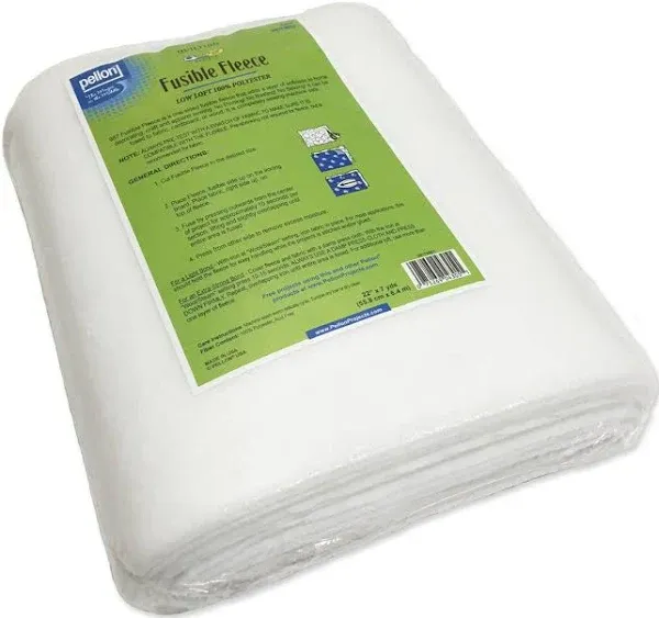 Pellon 987f Fusible Fleece 22-Inch x 7 Yard Mini Bolt (22"x7yd, White)