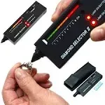 Hqdz High Accuracy Diamond Tester Professional Jeweler for Novice and Expert - Diamond Selector II 9V Battery Included