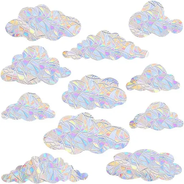 Cloud Window Clings Cloud Window Decals Static Cling Window Sticker anti Collisi